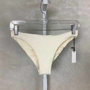 Bromelia Bonito Ivory Coconut Ribbed  Bottoms NWT M
